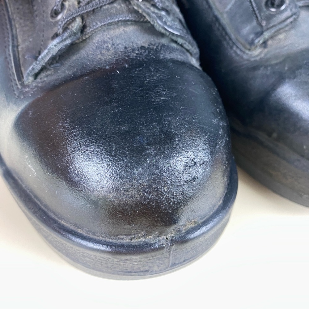 Wellco Flight Deck Boots Men’s Size 11.5 XW ASTM F2413-05 Safety USA 1003 Black - Picture 5 of 12